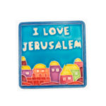 Imán cerámica I love Jerusalem
