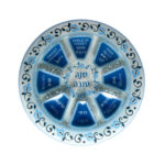 Bandeja de Rosh Hashana azul