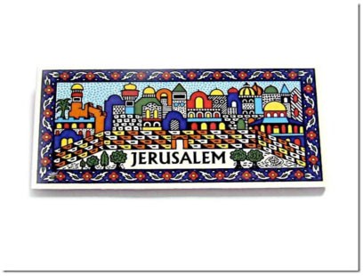 Placa Cerámica Ciudad de Jerusalem